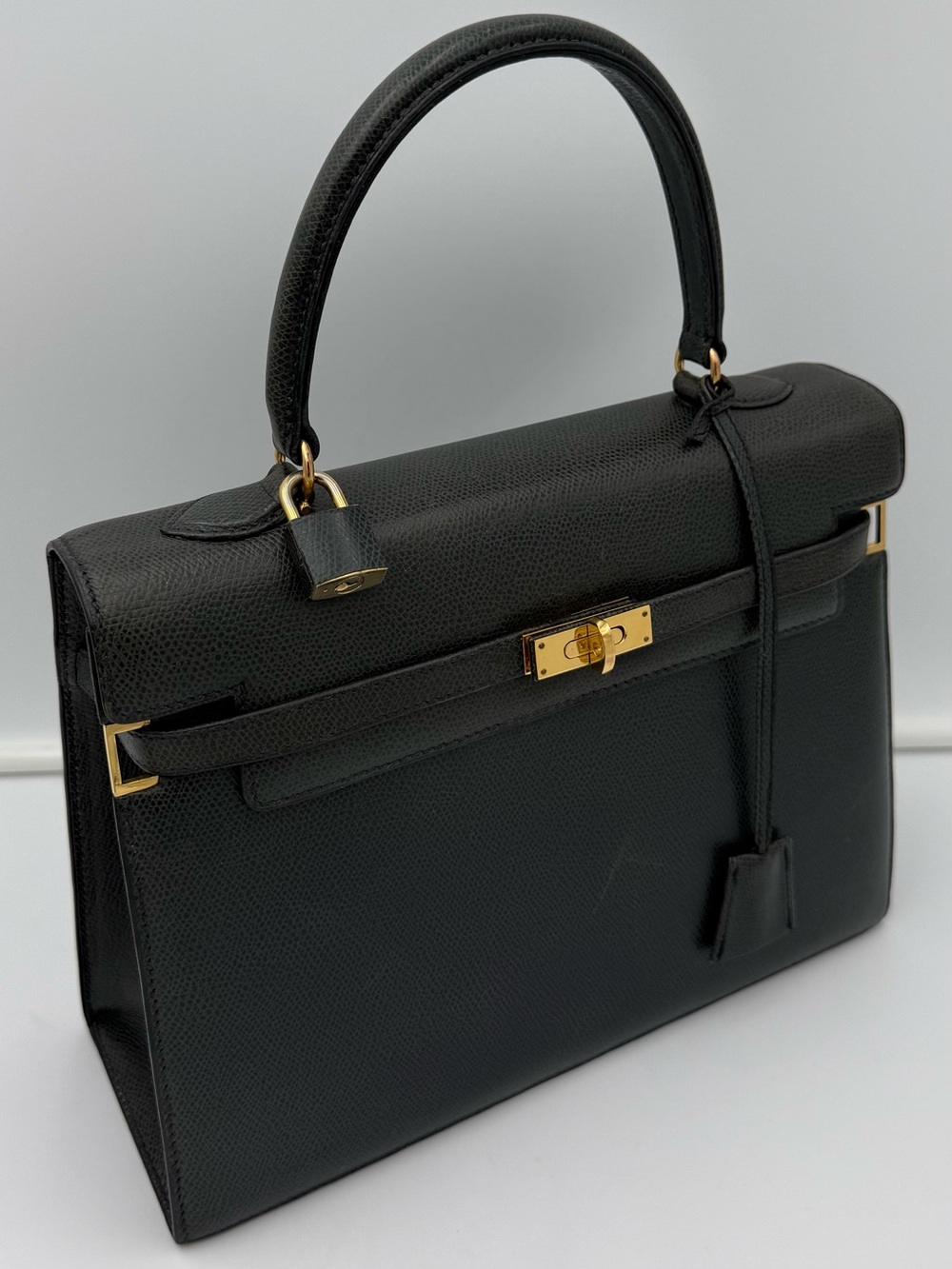 🐢MORABITO COUSU MAIN 1905 PARIS • SCALA 29 Bag in Dark Blue • Made in FRANCE - Picture 2 of 16